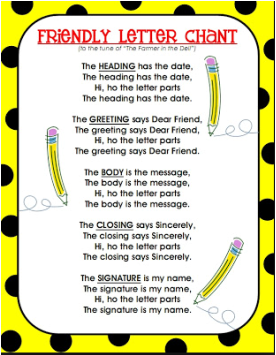 Friendly Letters Ms Mason S 2nd Grade Raymore Elementary